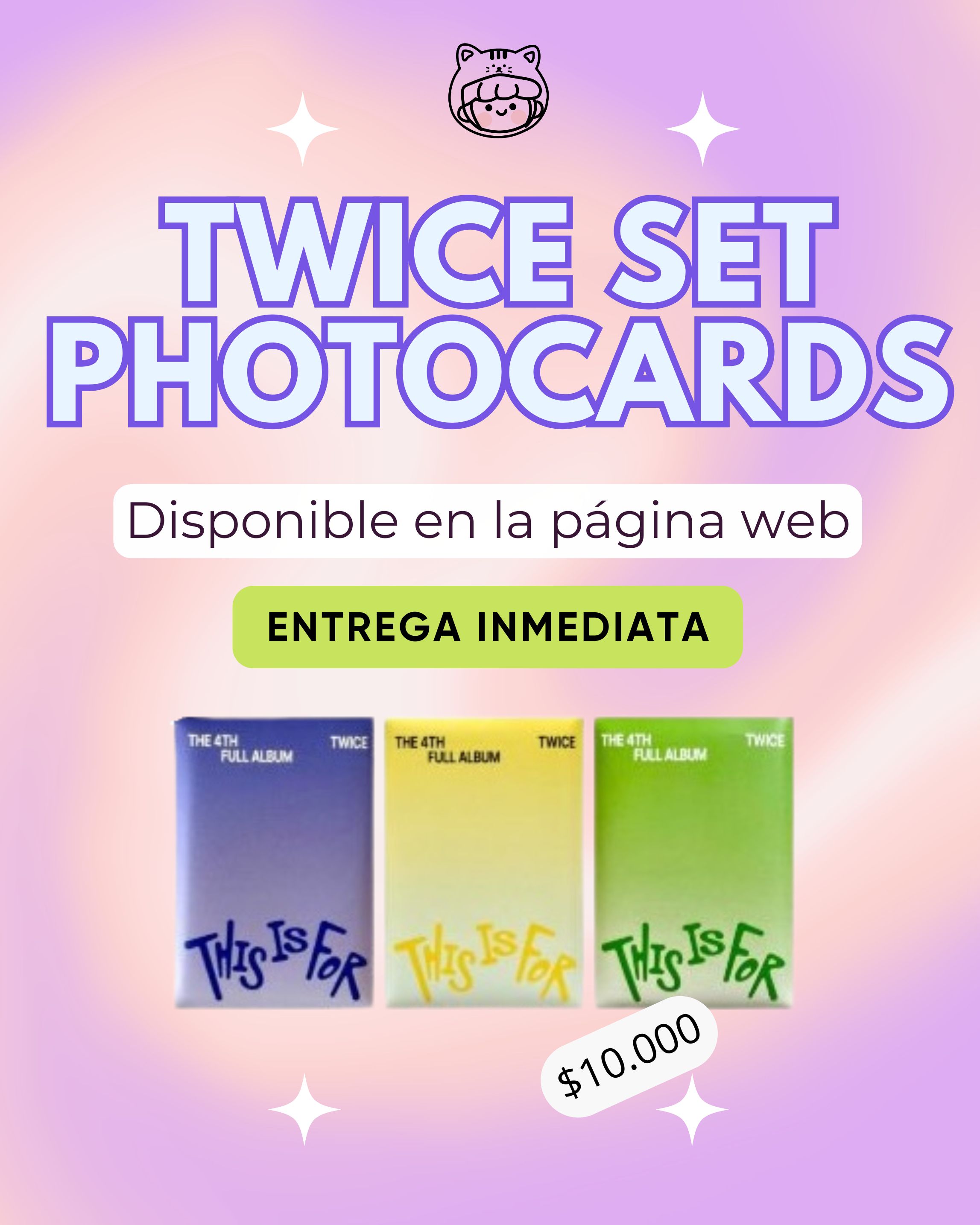 TWICE - SET PHOTOCARD THIS IS FOR