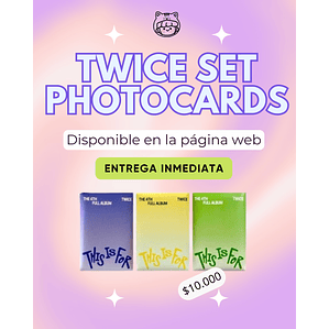 TWICE - SET PHOTOCARD THIS IS FOR 