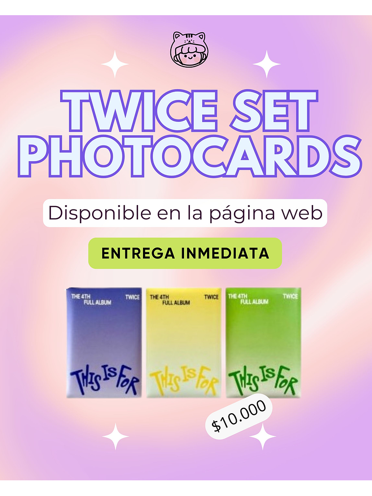 TWICE - SET PHOTOCARD THIS IS FOR  1