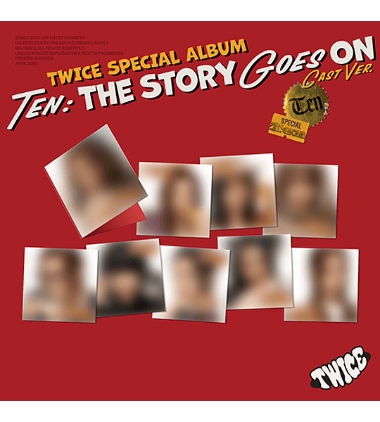 TWICE – [ TEN : THE STORY GOES ON CAST VERSION+ POB MUSIC KOREA