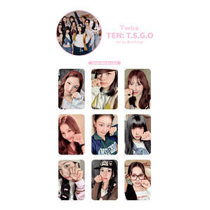 TWICE - [ TEN PHOTOCARD POB MUSIC KOREA ]