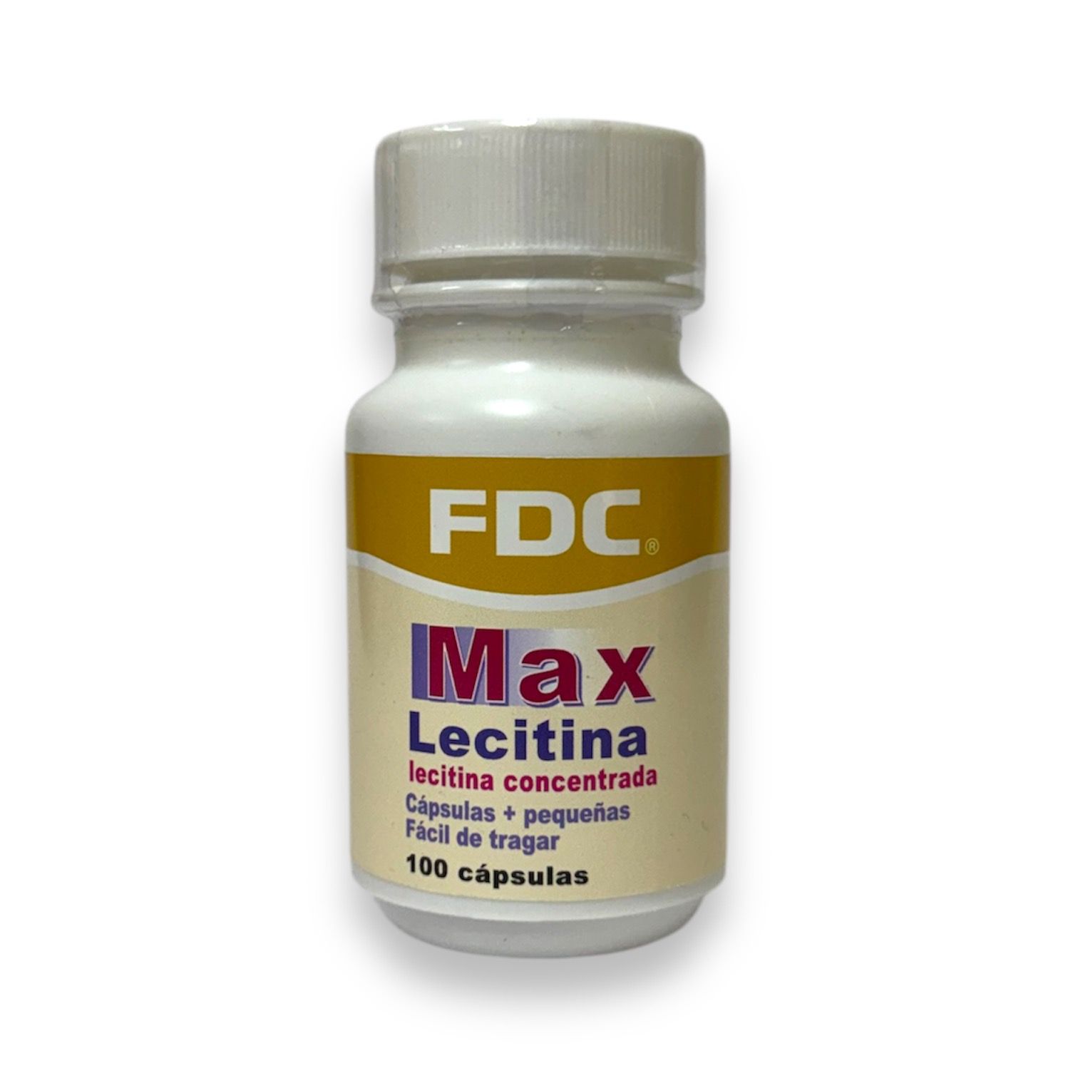 Max Lecitina 100 cápsulas - FDC