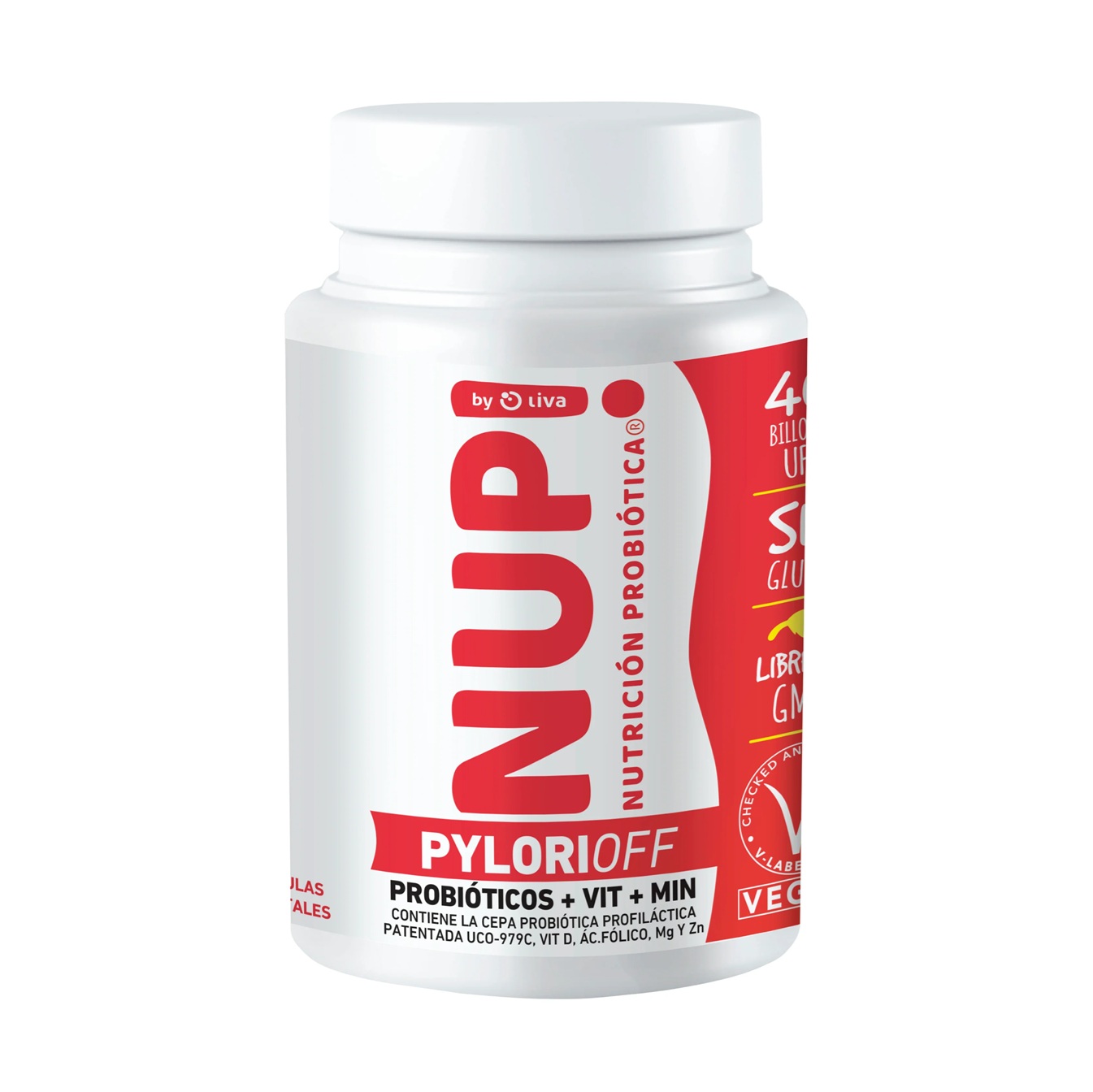 Probiótico Pylorioff 30 cápsulas - NUP!