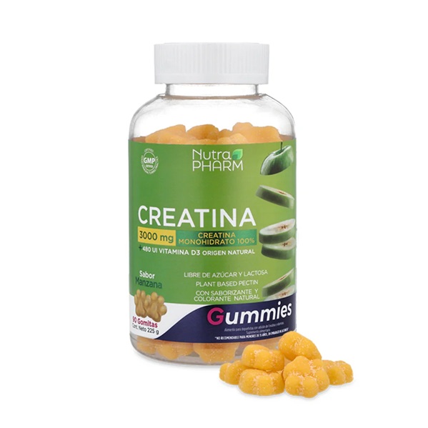 Creatina Gummies 90 gomitas - Nutrapharm
