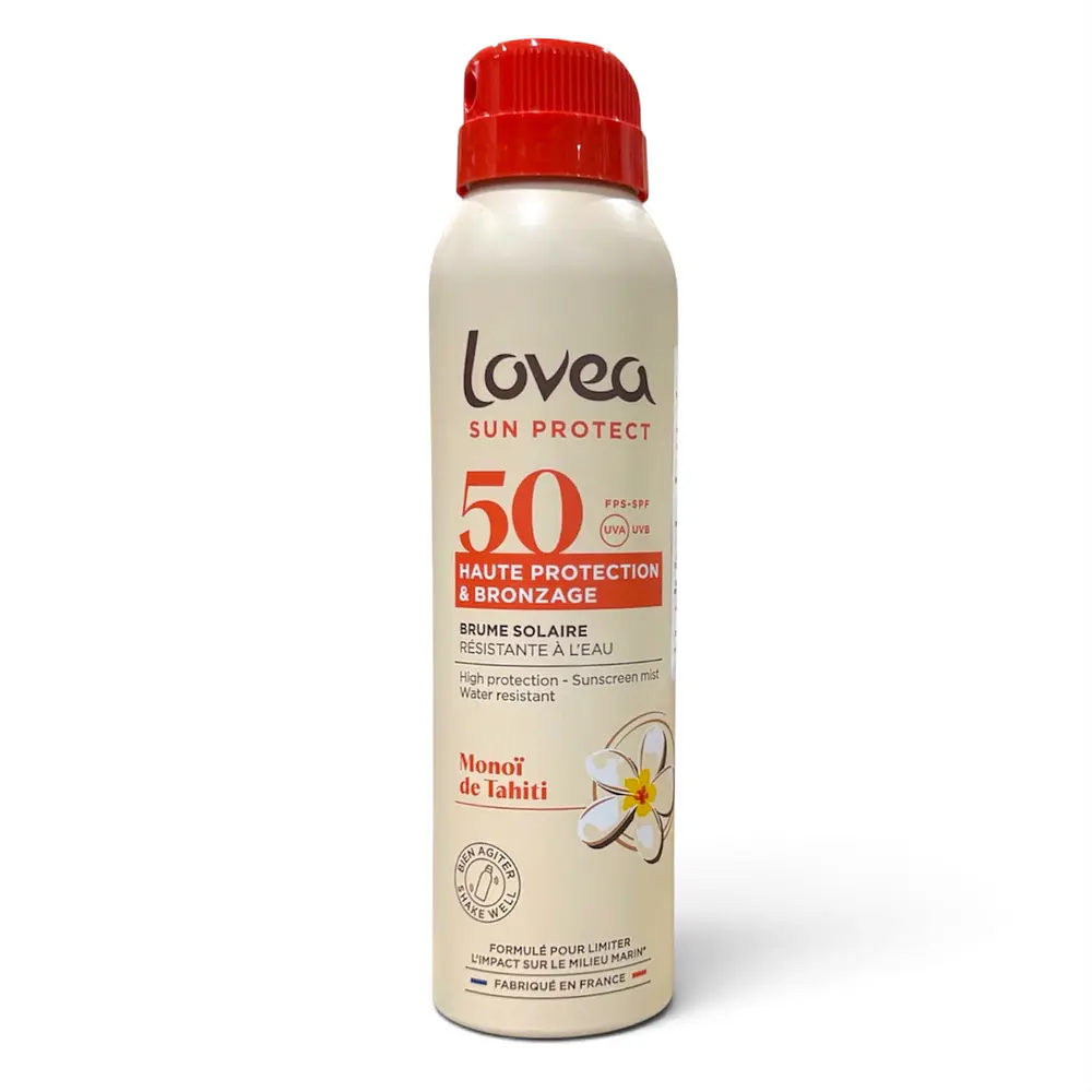 Bruma protector solar Monoi 50 SPF - Lovea