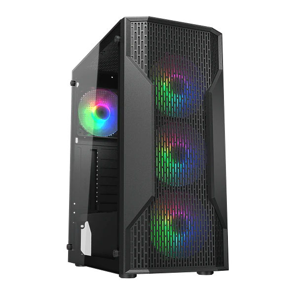 PACK PC AMD Ryzen 5 9600X | RX 9060 XT 16GB | 32GB RAM | 1TB M.2 | Wifi | BT + Monitor + Kit Teclado Mouse 4