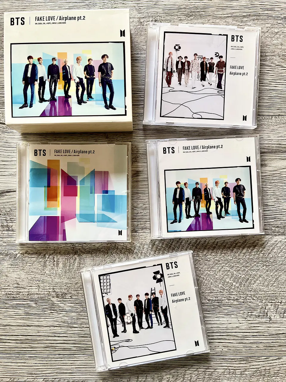 Bts Fake Love / Airplane Pt.2 Box-set  4