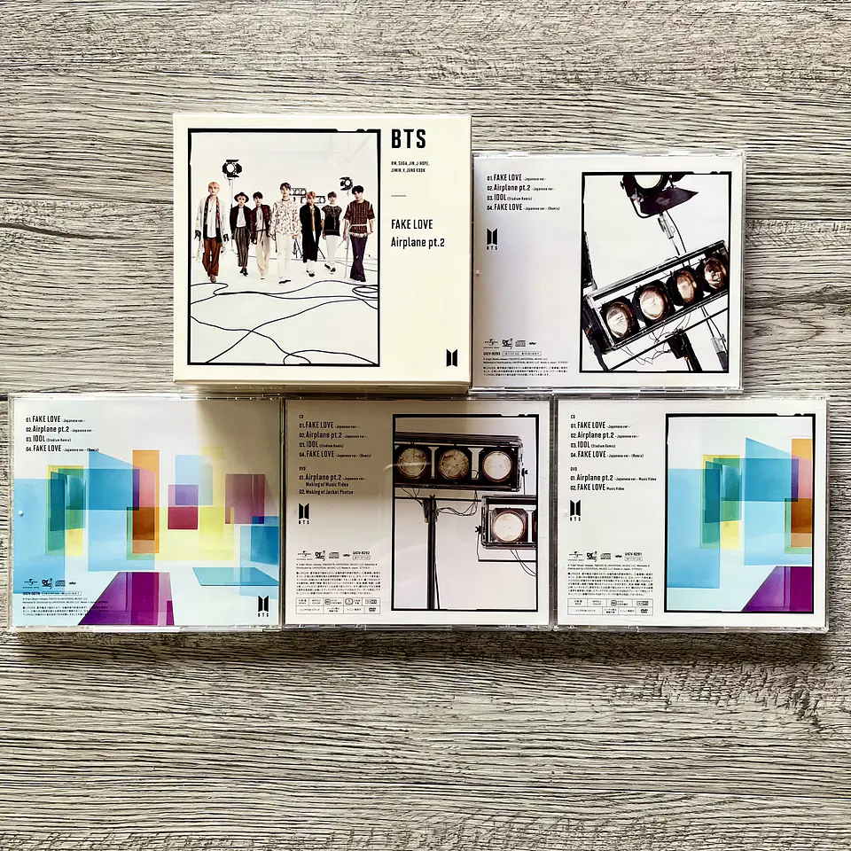 Bts Fake Love / Airplane Pt.2 Box-set  5