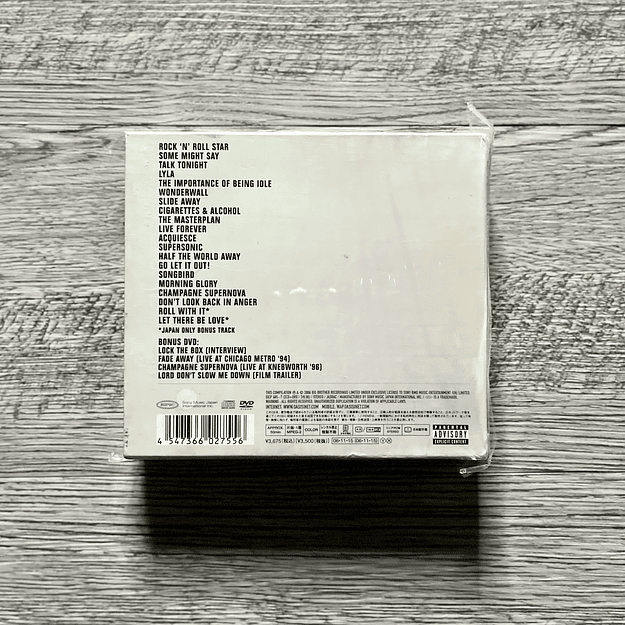 Oasis Stop The Clocks CD Japonés 2