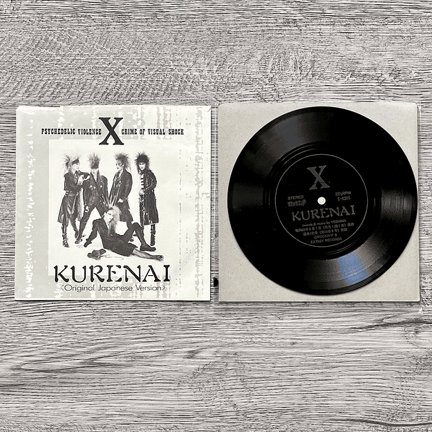 X Japan Kurenai Original Japanese Version Vinilo 3