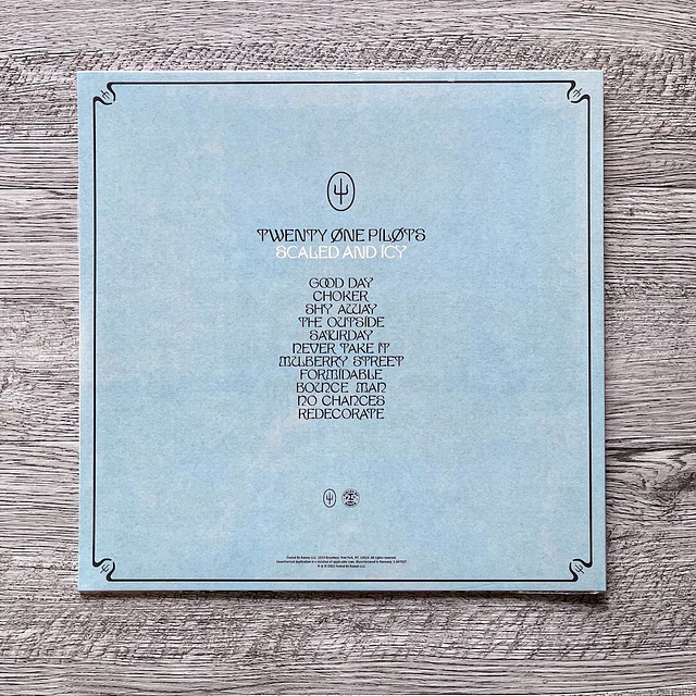 Felpa Con Cappuccio Uomo Twenty One Pilots 'Scaled And Icy' - Nero, Taglia S, 80% Cotone 20% Poliestere, Vestibilità Regular - Merch Ufficiale