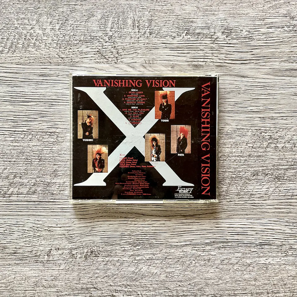 X Japan Vanishing Vision CD 3