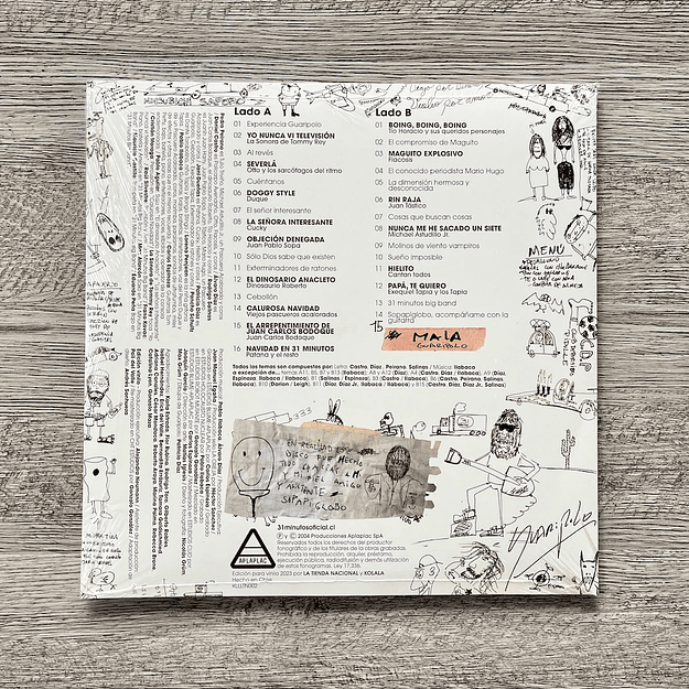 31 Minutos – 31 Canciones De Amor Y Una Canción De Guaripolo Vinilo 3