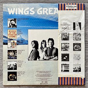 Wings Greatest Japón Vinilo