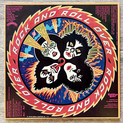 Kiss Rock And Roll Over Vinilo