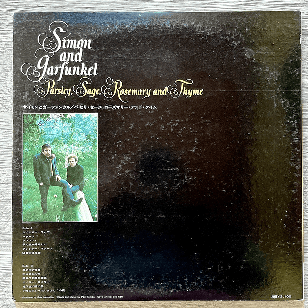Simon and Garfunkel Parsley, Sage, Rosemary And Thyme Vinilo 2