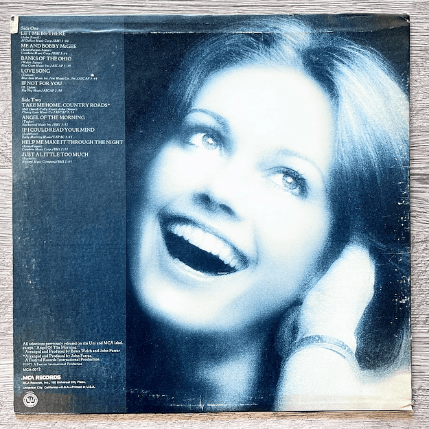 Olivia Newton Let Me Be There Japon Vinilo 2