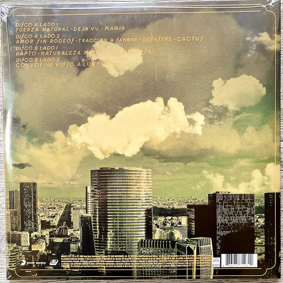 Vinilo Gustavo Cerati Fuerza Natural 2LP 2