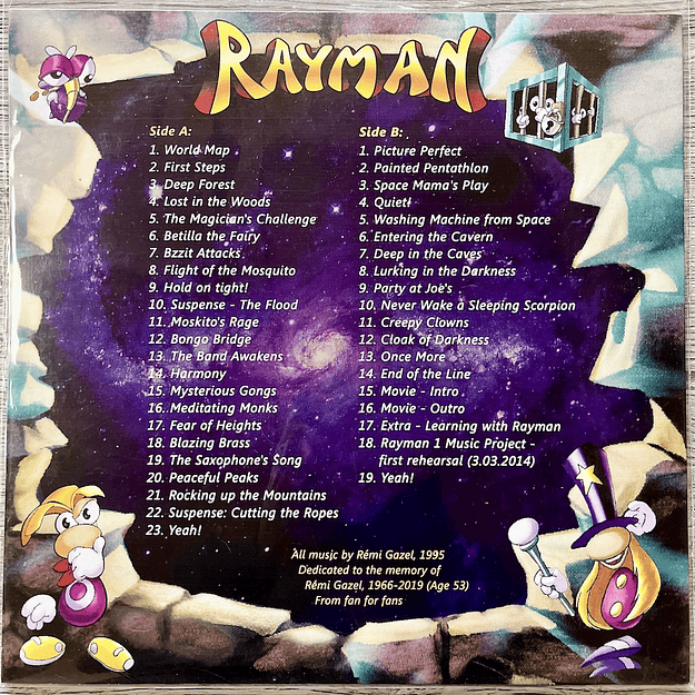 Remi Gazel Rayman OST Vinilo 2