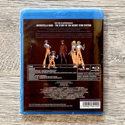 Daft Punk & Leiji Matsumoto Interstella 5555 Blu-Ray 