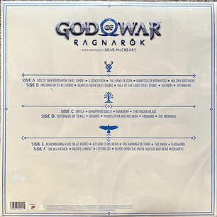 GOD OF WAR RAGNAROK OST VINILO