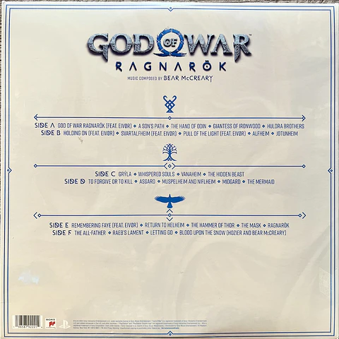 GOD OF WAR RAGNAROK OST VINILO
