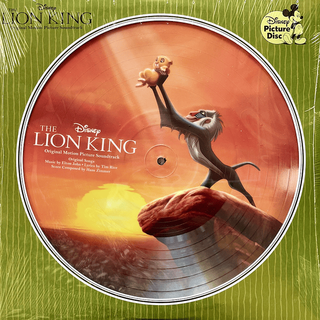 Vinilo Lion King Original Motion Soundtrack Picture Disc LP (PREVENTA) 1