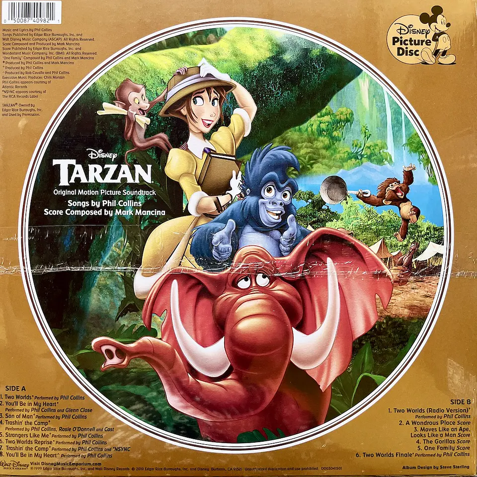 Vinilo Tarzan Original Motion Picture Soundtrack Picture Disc LP (PREVENTA) 2