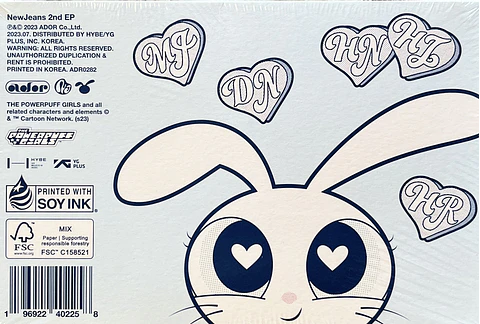 NEWJEANS GET UP: 2ND EP THE POWERPUFF GIRLS X NJ BOX VER CD