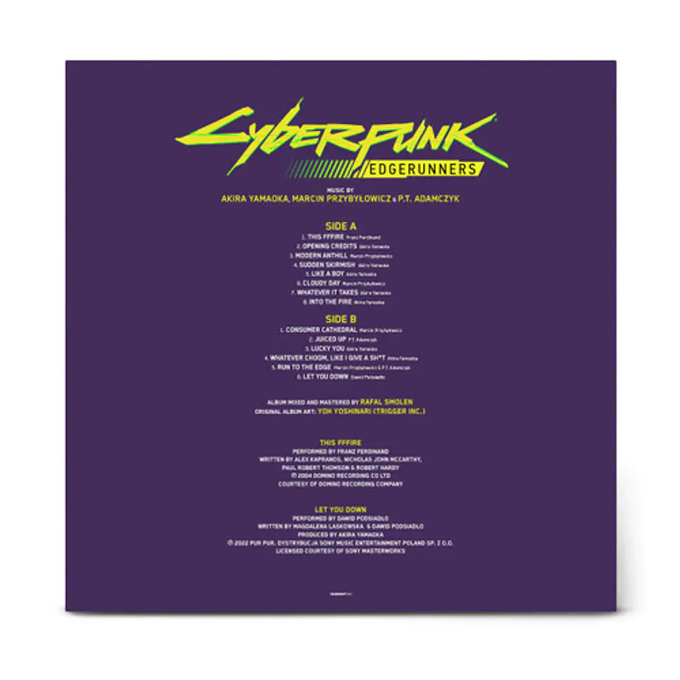 CYBERPUNK: EDGERUNNERS OST VINILO (PREVENTA) 3