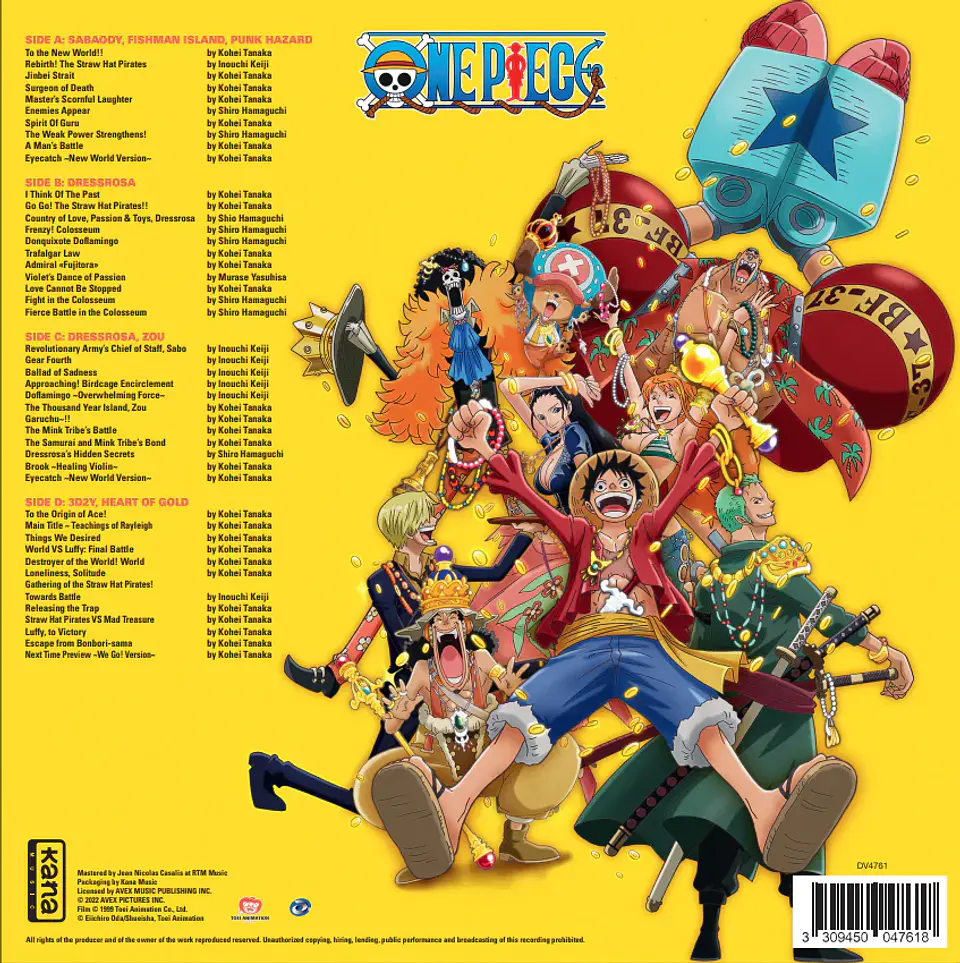 One Piece New World OST Vinilo (PREVENTA) 3
