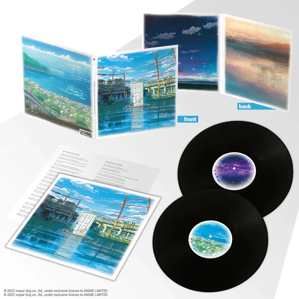Vinilo Radwimps And Kazuma Jinnouchi Suzume OST 2LP (PREVENTA)  3