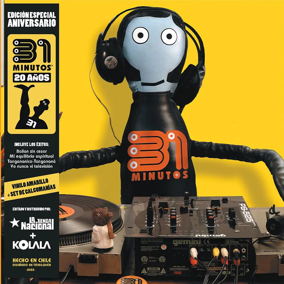 31 Minutos Edición Especial Aniversario 20 Años Vinilo 1