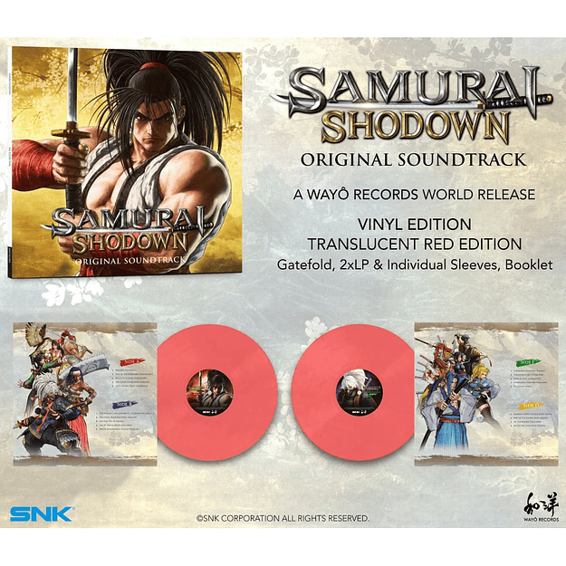 Samurai Shodown OST Limited Vinilo 2