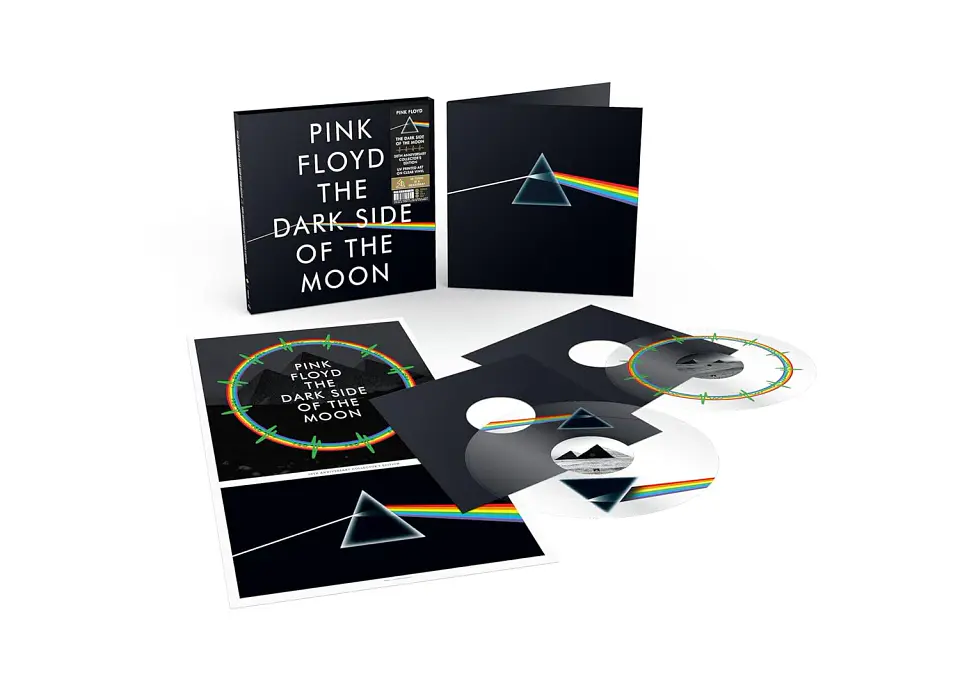 Pink Floyd THE DARK SIDE OF THE MOON  50th Anniversary Edition CLEAR UV Vinilo  2
