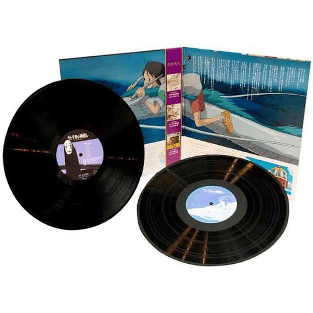 Vinilo Spirited Away Joe Hisaishi El Viaje de Chihiro Ghibli 2LP 3
