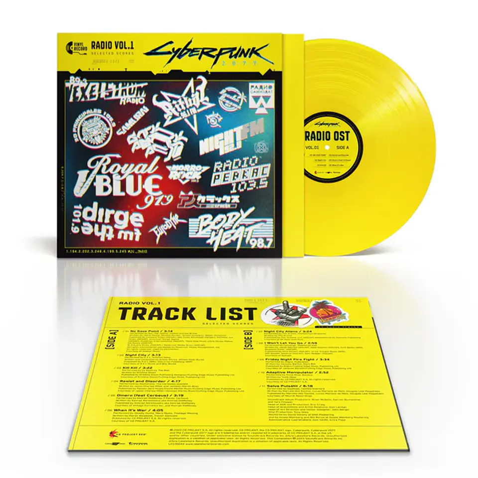 Vinilo Cyberpunk 2077 Radio Volume 1 LP  2