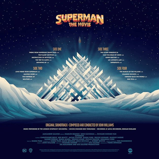 Superman: The Movie Double Vinyl/Book Vinilo (PREVENTA) 4
