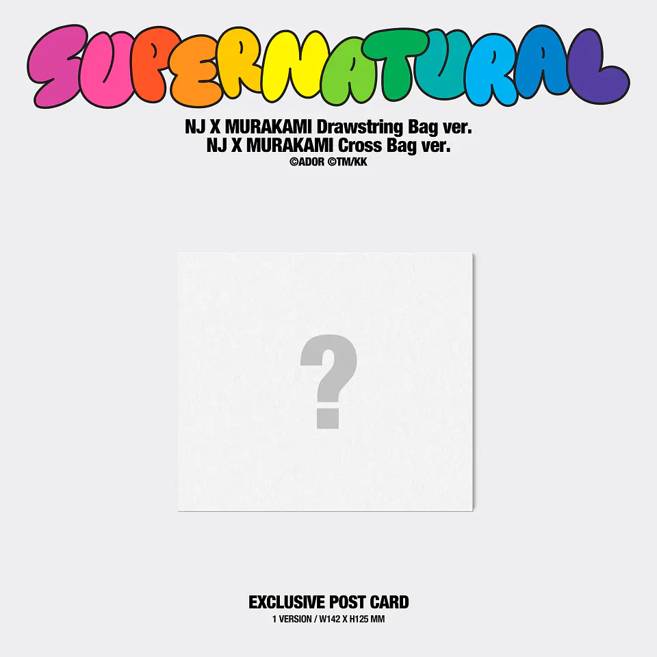 NEWJEANS SUPERNATURAL NJ X MURAKAMI CROSS BAG CD (PREVENTA) 3