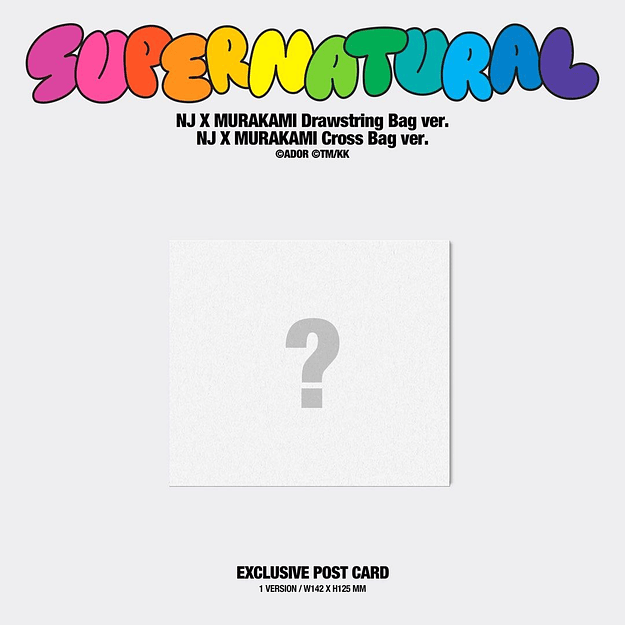 NEWJEANS SUPERNATURAL NJ X MURAKAMI DRAWSTRING BAG VER. CD (PREVENTA) 3