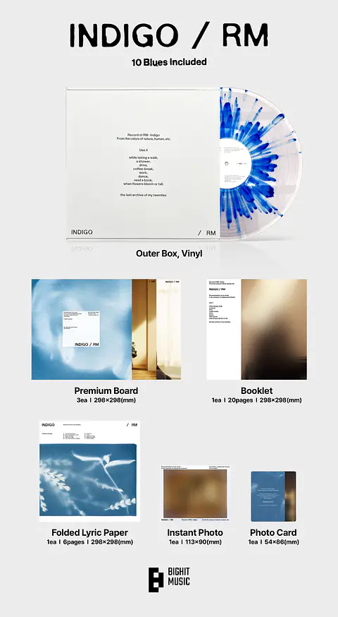 RM (BTS) Indigo Vinilo (PREVENTA)