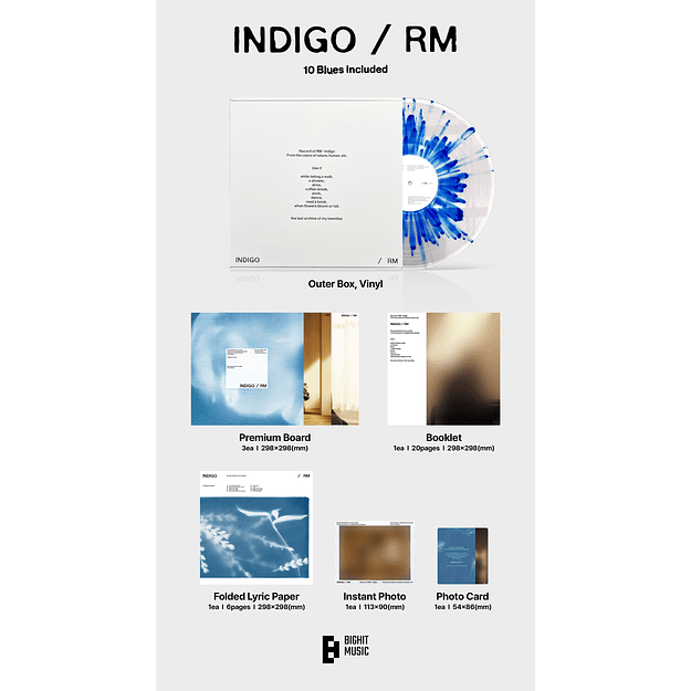 RM (BTS) Indigo Vinilo (PREVENTA) 2