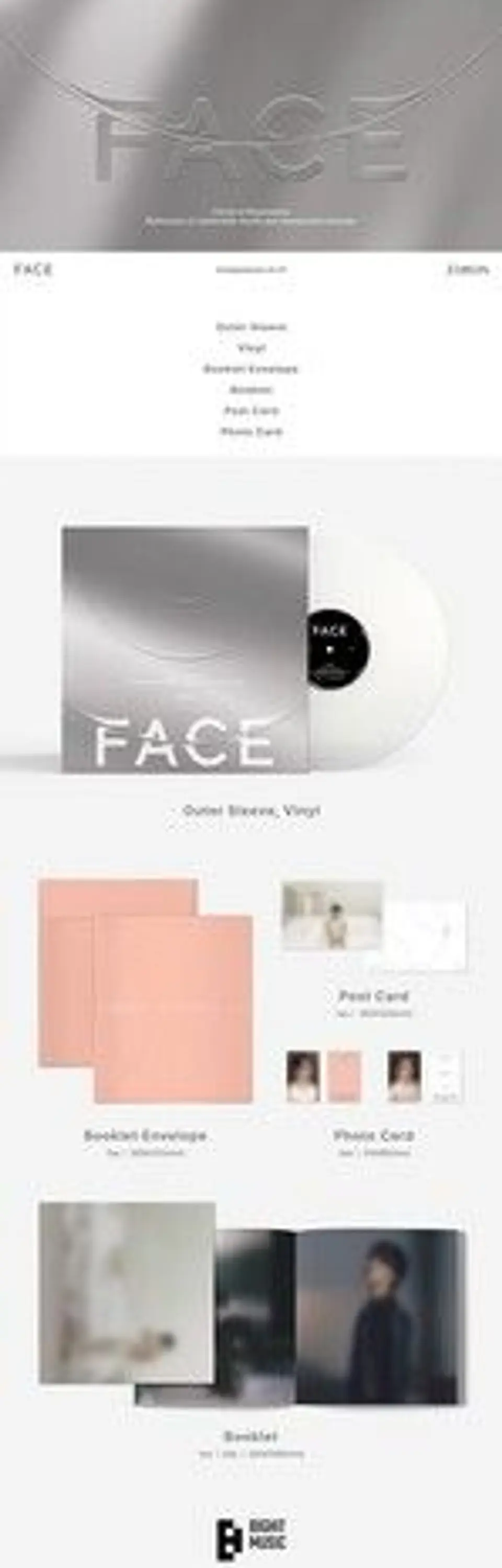 Jimin (BTS) FACE Vinilo (PREVENTA) 3