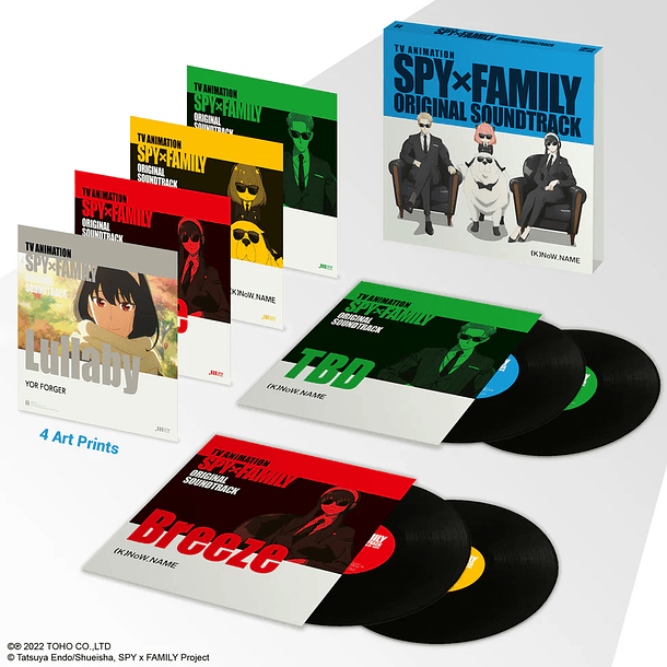 SPY X FAMILY (K)NOW_NAME Original Soundtrack Deluxe Vinilo (PREVENTA)