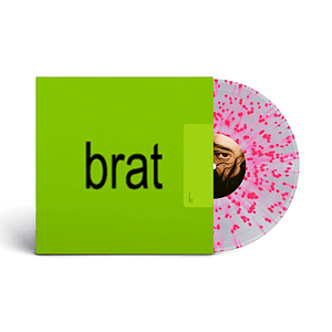 Charli XCX brat Indie Exclusive, Clear Pink Splatter Vinilo (PREVENTA)