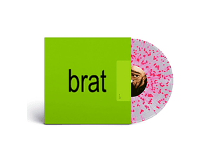 Charli XCX brat Indie Exclusive, Clear Pink Splatter Vinilo (PREVENTA)