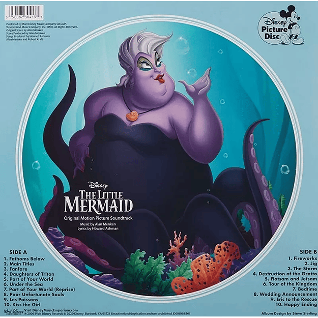 La Sirenita Original Motion Picture Soundtrack Vinilo (PREVENTA) 3