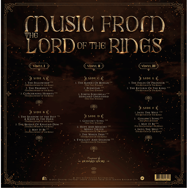 The Lord of the Rings Trilogy Vinilo (PREVENTA) 3