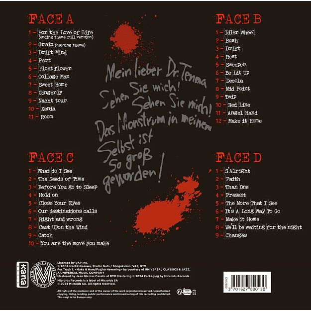 Monster - Original Soundtrack Vinilo (PREVENTA) 3