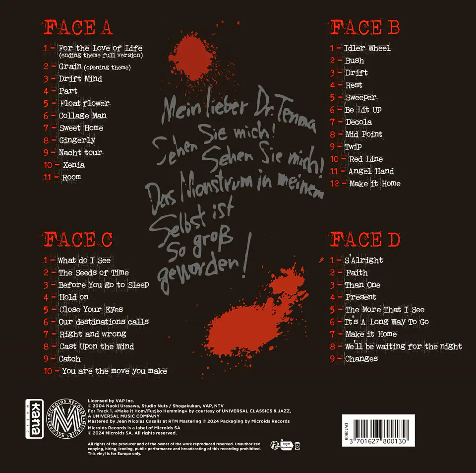 Monster - Original Soundtrack Vinilo (PREVENTA) 3